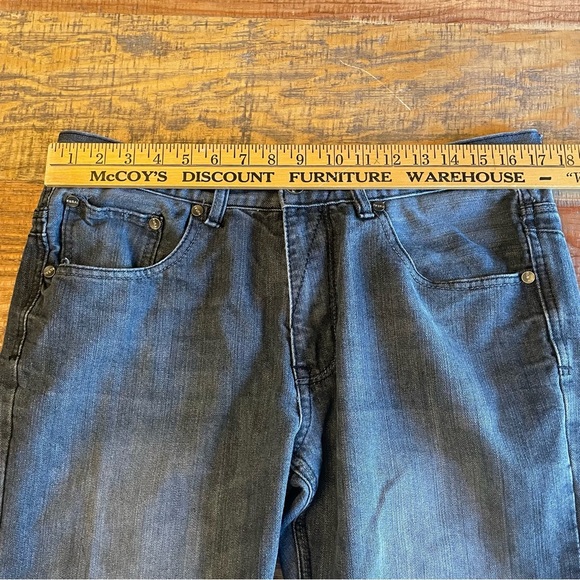 F.U.S.A.I. Dark Wash Bootcut Jeans 36 x 33 FUSAI denim - Picture 7 of 15